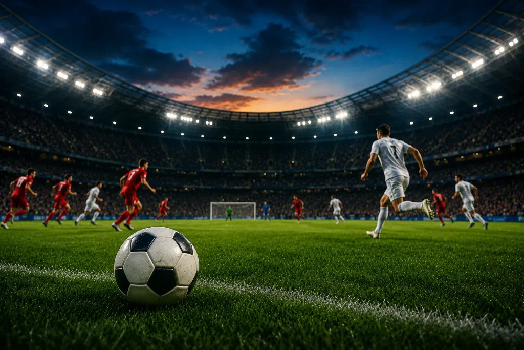 world cup ph Night game under stadium lights